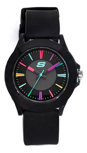 Reloj Skechers Con Indices Multicolor Modelo Sr6079