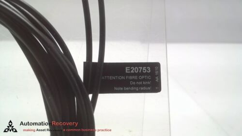 Ifm E20753, Fiber Optic Through-beam Sensor, Fe-11-epa-m Ccf