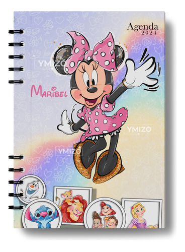 Agenda Minnie Mouse - Personalizada