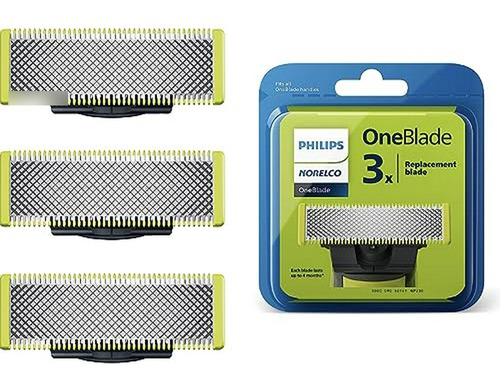 Cuchillas De Repuesto Philips Oneblade, 3 Unidades