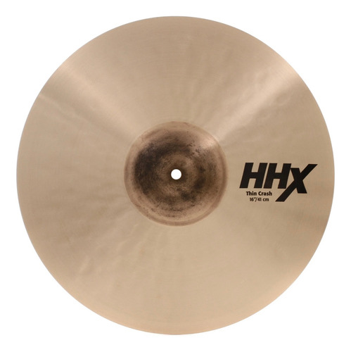 Prato Thin Crash Sabian Hhx 16 Dourado-escuro