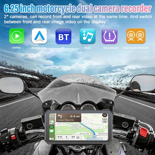 Dvr Carplay Sem Fio De 6,25 Polegadas Para Android Auto G