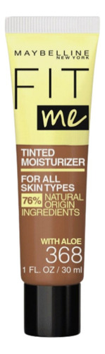 Base de maquillaje líquida Maybelline Fit Me Matte + Poreless Foundation Normal Skin to Oily tono 368 - 30mL 30g