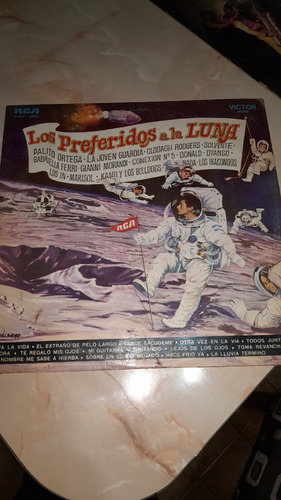 Lp- Los Preferidos A La Luna- Palito Ortega- Donald - Dyango