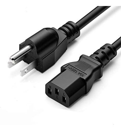 Cable De Alimentación De 3 Clavijas Para Tv LG 42lf11 Tv 42l