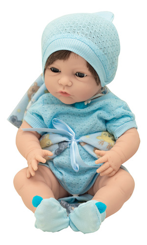 Boneca Reborn Menino New Born Premium-chupetac/led-divertoys