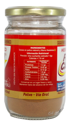 Innovador Tratamiento Para La Anemia - Forticao Polvo X 80gr