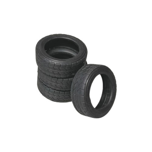 Kit 8 Pneus Para Carrinho Autorama 1:32 Estrela Scx Gts