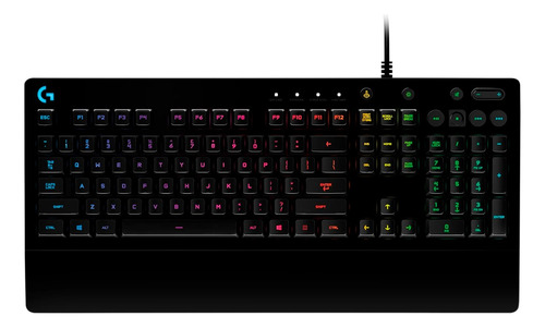 Teclado Gamer Logitech G213 Serieg Prodigy Rgb Abnt2 Com Fio