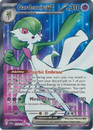 Gardevoir Ex 228/198 Full Art Secret Raro Pokemon Tcg