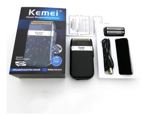 Imagen 6 de 9 de Maquina Para Afeitar Y Rapar Kemei Fading Shaving Barber