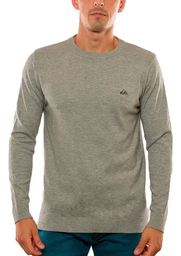 Sweater Quiksilver Lifestyle Hombre Everyday Gris Cli