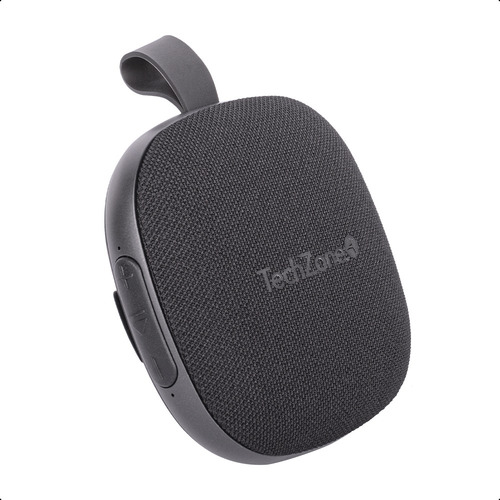 Bocina De Techzone Horus Bluetooth Portatil Y Compacta Tws Color Negro