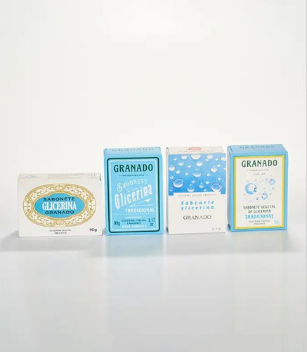 Kit Granado Histórico Glicerina Tradicional 4 Barras X 90g