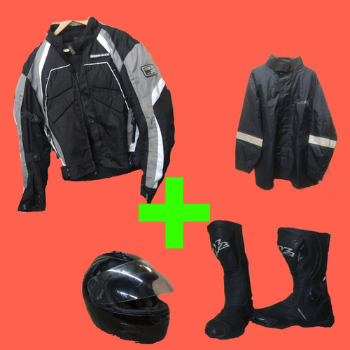 Armadura Corporal Para Moto Con Impermeable Y Traje Térmico