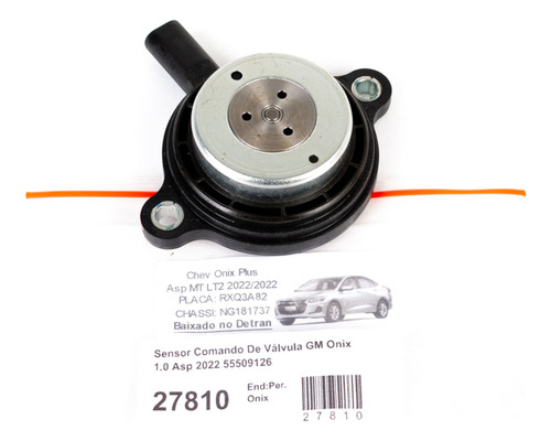Sensor Comando De Válvula Gm Onix 1.0 Asp 2022 55509126 (Usado)