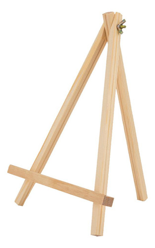 Trípode De Madera Portátil Tablero De Exhibición 14x20cm