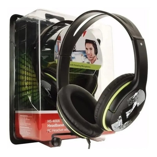 Auricular Con Microfono Genius Hs-400a Para Pc