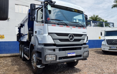 Imagem 5 de 15 de Mercedes-benz Axor 4144 Ano 2021 Caçamba Rossetti Traçado