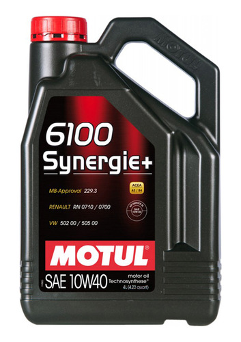 Aceite Motul 10w40 6100 Semi Sintetico 4 Litros