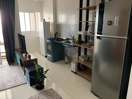 Imagem 5 de 14 de Apartamento Com 1 Dormitório À Venda, 44 M² Por R$ 240.000,00 - Vilamar - Praia Grande/sp - Ap0365