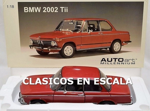 Bmw 2002 Tii - Clasico Aleman - Granada Red - Autoart 1/18