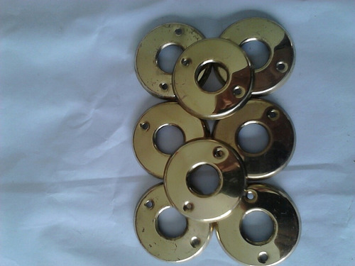 Aro Picaporte Bronce Brillante 45mm X 15mm Agujero