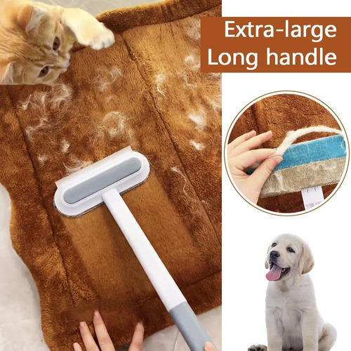 Pet Hair Remover Long Handle Reusable