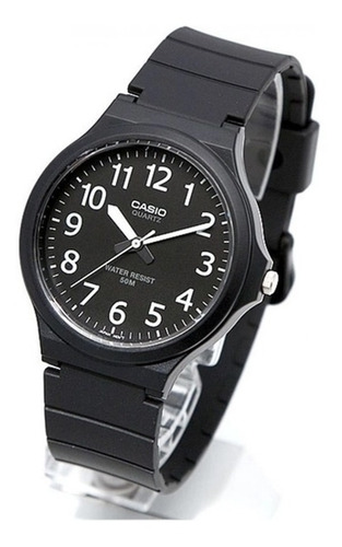 Imagem 3 de 9 de Relógio Casio Mw-240-1bvdf-sc Unissex Analógico Preto