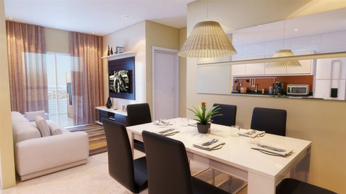 Imagem 11 de 15 de Apartamento, 1 Dorms Com 46.14 M² - Caiçara - Praia Grande - Ref.: Alv94 - Alv94