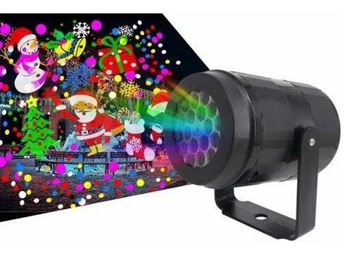 Lampara De Navidad Led Proyector Láser Luz 16 Patrones
