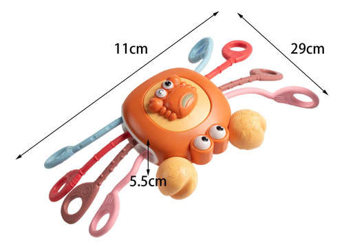 Juguetes Sensoriales De Cangrejo, Juguetes Para Naranja