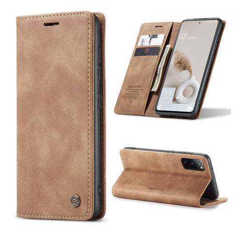 Funda Para Samsung M Series Carcasa Flip Wallet Kickstand