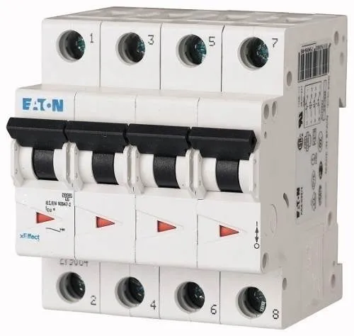 Termica Termomagnetica Tetrapolar 4x10 A Moeller Eaton 4x10a