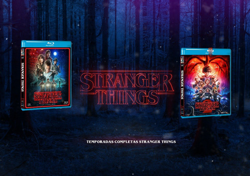 Stranger Things, Temporadas 1 2 & 3 Blu Ray
