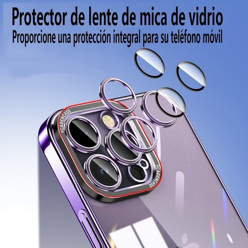 Funda Transparente For 12 13 14 + Mica Cristal