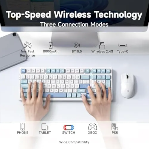 Teclado Inalámbrico Para Juegos G98 Pro, Teclado Mecánico