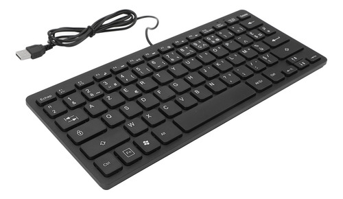 Teclado De Idiomas: 78 Teclas, Ultrafino, Plug And Play Spla
