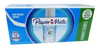 corrector paper mate precio Corrector Liquido De Brocha Paper Mate Cja Con 12 Piezas