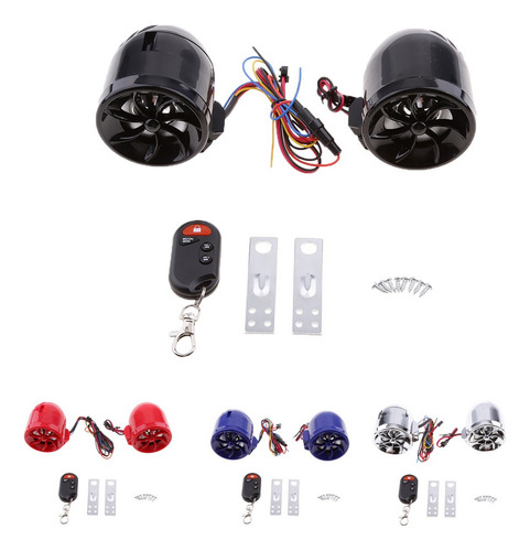 ( 12v Fm Radio De Motocicleta/bocina Mp3 Reproductor De