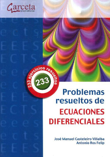 Libro Problemas Resueltos De Ecuaciones Diferenciales De Jos