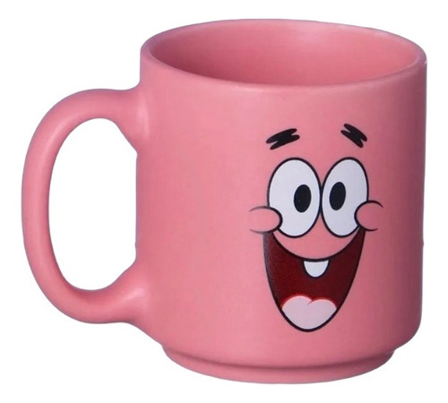 Caneca Mini Tina Colecionável 100ml Empalhável Bob Esponja Cor Rosa