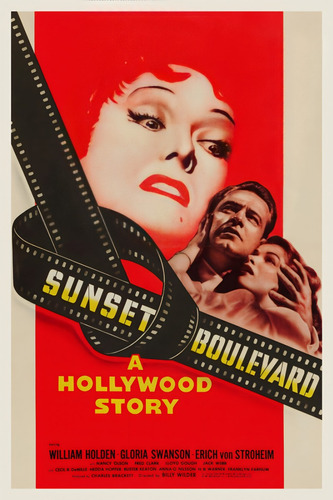 Poster Sunset Boulevard  Autoadhesivo 100x70cm#1486