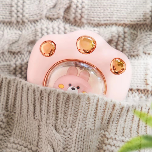 Mini Calentador De Manos Recargable Usb Bolsillo Portatil Rosa
