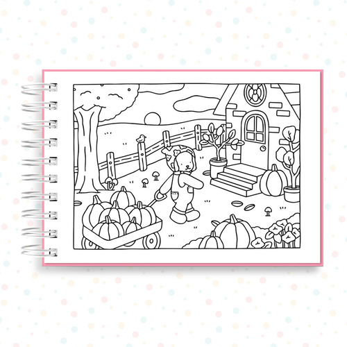 De Livro Colorir Bobbie Goods 100 Folhas Desenho Pintar