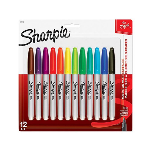 Sharpie 30075pp Marcadores Permanentes, Fine Point, Colores 