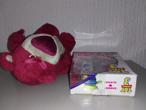Barbie Toy Story 3, Barbie Loves Alien Mas Oso Lotso (Usado)