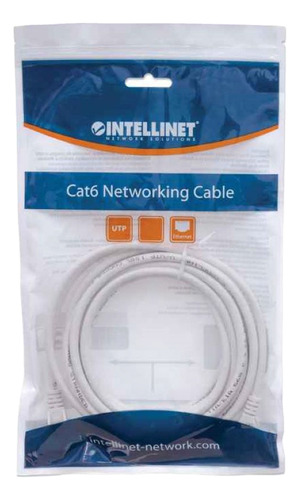 Cable De Red Intellinet 1.5 Mts (5.0 Pies) Cat 6 Utp Blanco