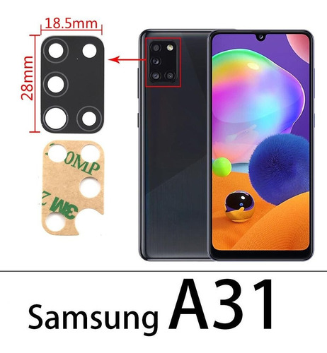 Imagen 4 de 6 de Lente Cristal Vidrio Cámara Xiaomi Mi Redmi Samsung Huawei