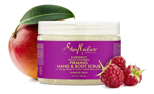  Exfoliante Natural Sheamoisture Hand & Body Scrub 340gr Fragancia Superfruit Tipo De Envase Pote